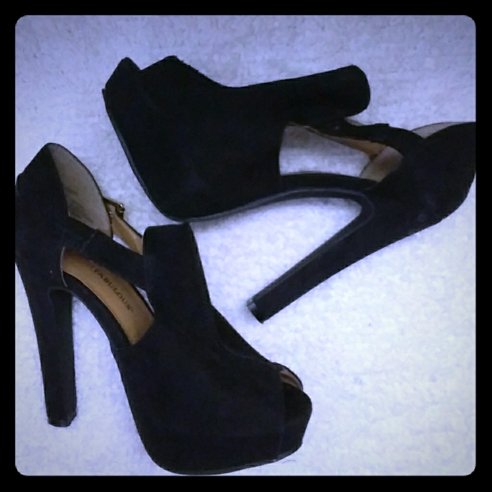 Peep Toe JustFab Heels